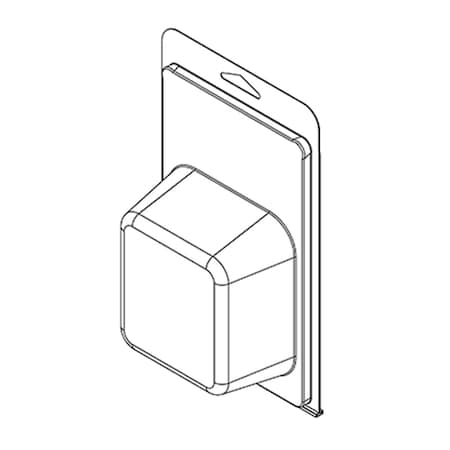 Visipak Thermoform-CLAMSHELL-#420-8.250-4.938-3.625-3.250-1.990-0.020-CLEAR, 300PK 420TF